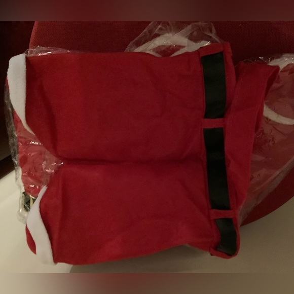 Santa’s trousers gift bags with two separate pockets and two straps 5 bags. - Picture 3 of 3